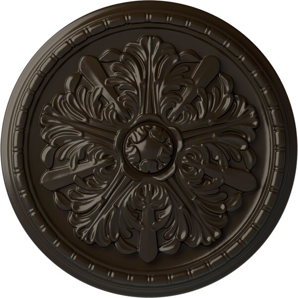 Ekena Millwork Washington Ceiling Medallion (Fits Canopies up to 2 7/8"), 17 1/8"OD x 1 1/2"P, Stone Hearth CM17WASHF - main